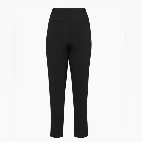 Aritzia Babaton Vogue Pants in Black Size 6 - High Rise Ankle Length TrueCrepe - Picture 8 of 14